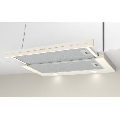 4. Okap teleskopowy GORENJE BHP62CLI beżowy kremowy