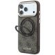 2. Etui Guess Ring Stand 360 4G Classic Logo MagSafe na iPhone 18 Pro Max / 17 Pro Max - brązowe