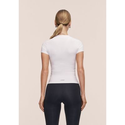 2. Koszulka damska CASALL Defined Rib Tee kolor biały