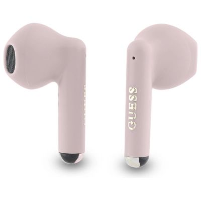 2. Guess słuchawki Bluetooth GUTWSJ14ESGP    TWS + stacja dokująca różowy/pink Printed Classic Logo