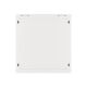 17. SZAFA INSTALACYJNA RACK WISZĄCA 19" 12U 600X600 SZARA DRZWI METALOWE (FLAT PACK)