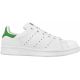 Dziecięce buty lifestyle inspirowane obuwiem tenisowym Stan Smith, kolor biały, skóra naturalna i syntetyczna