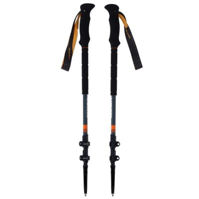 8. Kije skitourowe VIKING Kangri Skitouring 65-135cm, szaro-pomarańczowe