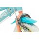 23. Rower dziecięcy TOIMSA Bluey 12"  Błękitno-limonkowy