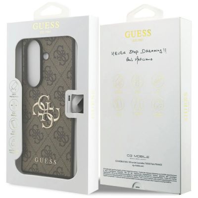8. Etui Guess Big 4G Logo Classic Logo do Samsung Galaxy Z Fold7 - brązowe