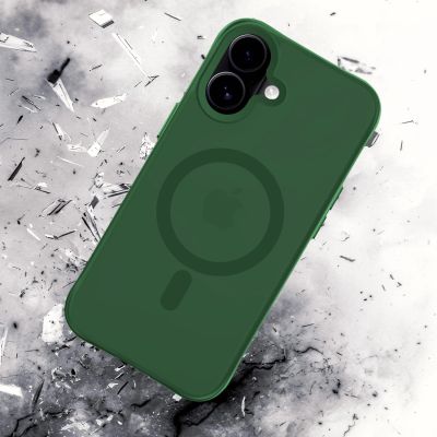 15. Etui 3mk Smoke MagCase na iPhone 17 - zielone-półprzezroczyste