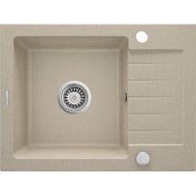 Zlewozmywak granitowy 1-komorowy z ociekaczem ZQZ 711A 5908212008584