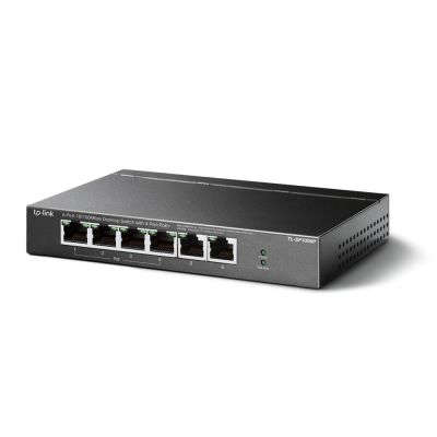 3. TP-Link TL-SF1006P przełącznik sieciowy Nie zarządzany Fast Ethernet (10/100) Obsługa PoE Czarny