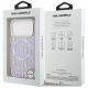 8. Etui Karl Lagerfeld IML KL Monogram MagSafe na iPhone 17 Pro Max - fioletowe