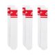 Skarpety Nike Everyday Elevated Crew 3 pary biało-czerwone IM7949 900