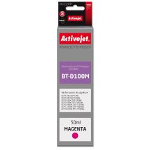 Activejet AB-D100M Buteleczka z tuszem z atramentem (zamiennik Brother BT-D100M; Supreme; 50 ml; czerwony)