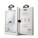 8. Etui Karl Lagerfeld Liquid Glitter Karl Head MagSafe na iPhone 15 Pro - przezroczyste