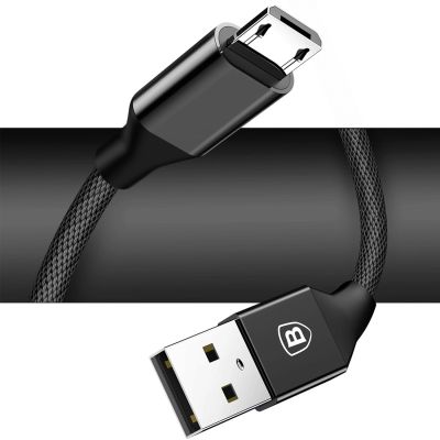 6. Kabel Baseus Yiven USB-A - MicroUSB 1,5m - czarny