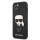 2. Etui Karl Lagerfeld Saffiano Ikonik Karl's Patch na iPhone 13 mini - czarne