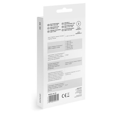 4. SAVIO HUB USB-C 7 W 1 AK-82