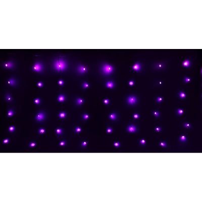 26. LAMPKI CHOINKOWE KURTYNA ŚWIETLNA ZEW/WEW 240 LED 600X60CM Z PILOTEM RGB KOLOR
