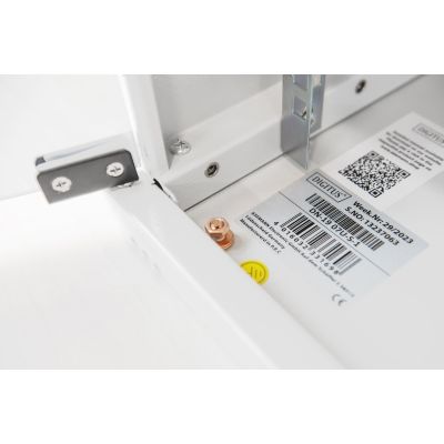 6. Digitus Szafa sieciowa wisząca 19" 12U rack 540x400, drzwi szyba, szary, niedzielona, niezłożona, 60kg