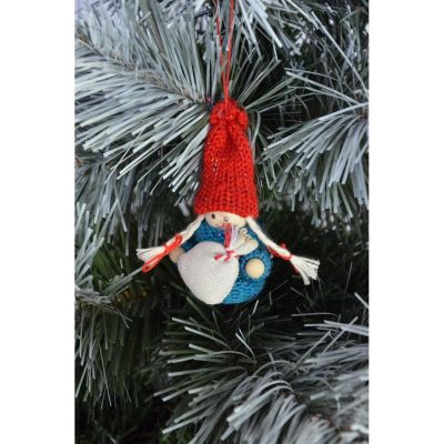 18. LALECZKA DEKORACYJNA Z WORKIEM NIEBIESKA GIRL 7,5CM