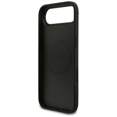 7. Etui Guess Saffiano Classic Logo MagSafe na iPhone Air - czarne