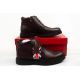 8. Lee Cooper buty męskie eleganckie skórzane brązowe trzewiki ocieplane
