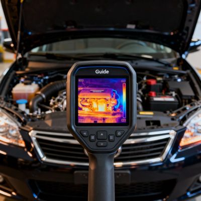 7. GUIDE SENSMART KAMERA TERMOWIZYJNA 256X192PX, TECHNOLOGIA SUPERIR, WYŚWIETLACZ 3,5”, 12H PRACY, PRZENOŚNA I NIEZAWODNA E3