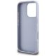 7. Etui Guess Hot Stamp 4G Pattern Triangle Metal Logo na iPhone 16 Pro - fioletowe