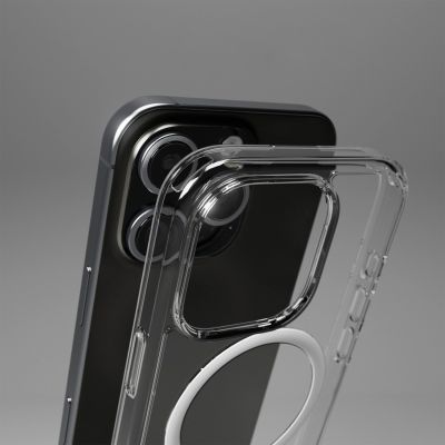 5. Etui SBS Extreme Mag D3O MagSafe do iPhone 16 Pro Max - przezroczyste