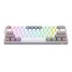 9. REDRAGON K617-RGB Fizz RGB White/Grey klawiatura USB Szary, Biały