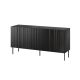 Komoda ISLA 150,5x40x75 czarny mat