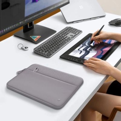 8. Torba Tech-Protect Sleeve na laptopa 15-16 - szara