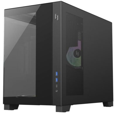 15. GameMax NEX C33 BK zabezpieczenia & uchwyty komputerów Czarny