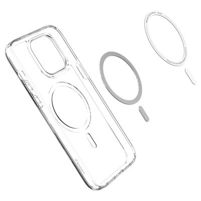 5. Etui Spigen Ultra Hybrid Mag z MagSafe na iPhone 14 Pro - przezroczysto-białe
