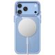 4. Etui Tech-Protect Magmat Magsafe CC na iPhone 17 Pro Max / 18 Pro Max - przezroczysto-jasnoniebiekie