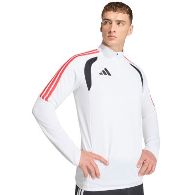 10. Bluza męska adidas Tiro 26 League Training Top biało-czarno-czerwona KR0371
