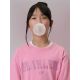 T-shirt loose z nadrukiem dziewczęcy 4F 4FJRSS26TTSHF3453-56S