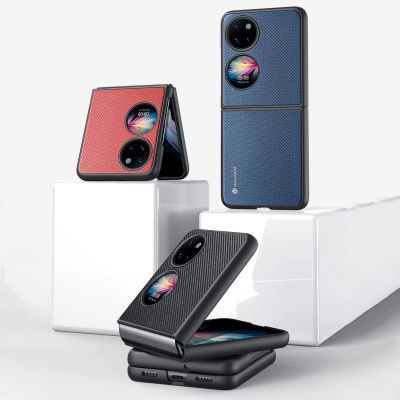 10. Dux Ducis Fino etui pokrowiec pokryty nylonowym materiałem Huawei P50 Pocket czarny