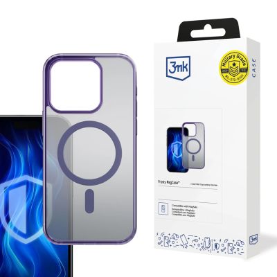 17. Etui 3mk Frosty MagCase Purple na Apple iPhone 16 Pro Max - fioletowe