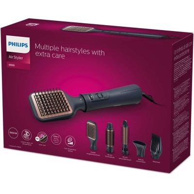 11. Philips 5000 series BHA530 Zestaw do stylizacji włosów Ciepły Czarny 1000 W 2 m