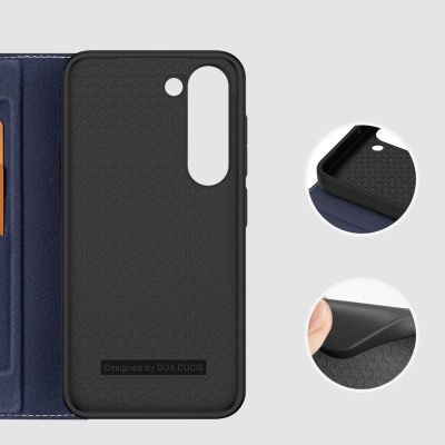 9. Dux Ducis Skin X2 etui Samsung Galaxy S23+ pokrowiec z klapką portfel podstawka niebieskie