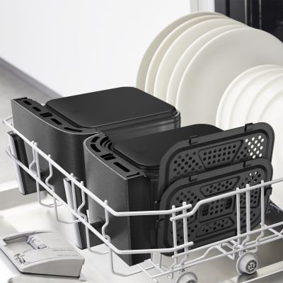 27. Tefal Easy Fry Dual XXL EY942HE0 frytkownica Podwójny 11 l Autonomiczny 2020 W Frytkownica na gorące powietrze Szary
