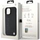 8. Etui BMW MagSafe Leather Hot Stamp na iPhone 15 Plus - czarne