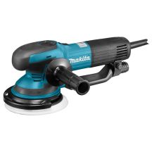 Makita BO6050J przenośna szlifierka Szlifierka orbitalna Czarny, Niebieski 600 RPM 6800 OPM
