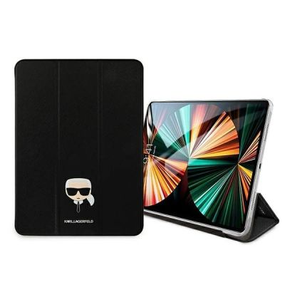 4. Etui Karl Lagerfeld Saffiano Karl Head Book Cover na iPad Pro 11" - czarne