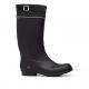5. Wyprzedaż - Wysokie wodoodporne kozaki Viking Kunto Black Rubber Boot (1-49740-2)