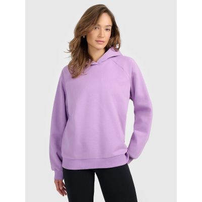 Bluza dresowa nierozpinana z kapturem damska 4F 4FRAW25TSWSF2775-52S