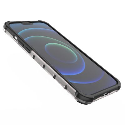 11. Honeycomb etui pancerny pokrowiec z żelową ramką iPhone 13 Pro Max zielony