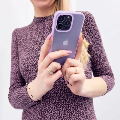 14. Kingxbar Plain Series etui pokrowiec do iPhone 13 Pro silikonowa obudowa różowy