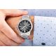 4. Zegarek Męski Giewont Elegance Sapphire Srebrno Czarny GW5160-B2