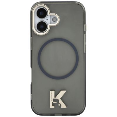3. Etui Karl Lagerfeld IML K Head Logo MagSafe na iPhone 17 - czarne