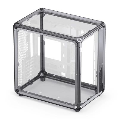 48. Jonsbo X400 PC-Gehäuse, Midi-Tower, ATX, Tempered Glass - grau